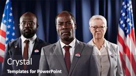  Presentation with intercultural - PPT theme enhanced with group-of-confident-intercultural-male background and a dark gray colored foreground