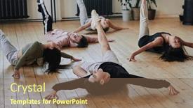  Presentation with teenagers - Presentation theme with group-of-contemporary-teenagers background and a violet colored foreground