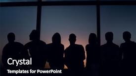  Presentation with youth group - PPT theme with group of creative youth looks background and a black colored foreground