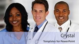  Presentation with icu nurse hospital patients - Amazing slide set having group of doctors and nurses backdrop and a  colored foreground