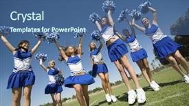  Presentation with support group online - Beautiful slide deck featuring  backdrop and a  colored foreground.