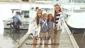  Presentation with kids fashion - Cool new presentation with group of fashion kids wearing backdrop and a coral colored foreground