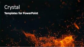  Presentation with high quality - Slides having group-of-fireworks background and a black colored foreground