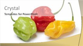  Presentation with yellow green - Presentation design having group-of-fresh-red-green background and a white colored foreground