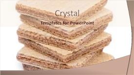  Presentation with waffles - Slides having group-of-fresh-square-waffles background and a lemonade colored foreground