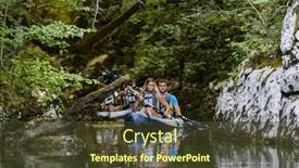  Presentation with river forest - PPT layouts having group-of-friends-enjoying-having background and a tawny brown colored foreground