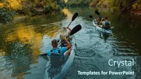  Presentation with calm - PPT layouts consisting of group-of-friends-enjoying-having background and a ocean colored foreground