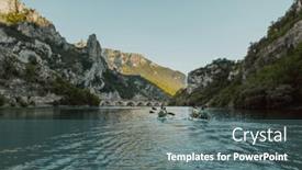  Presentation with calm - Presentation design with group-of-friends-enjoying-having background and a ocean colored foreground