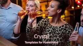  Presentation with friends show - Amazing presentation having group of friends watching tv backdrop and a wine colored foreground