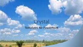  Presentation with branding - Slide deck with group of hereford cows being rounded up for branding background and a light blue colored foreground