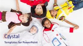  Presentation with kids - Cool new PPT theme with valency - boscastle coast north cornwall backdrop and a dark gray colored foreground