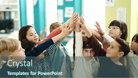 Presentation with students hands raised - 
