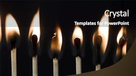  Presentation with black women support group - Slides having group of matches on black background and a  colored foreground