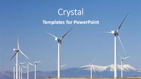  Presentation with windmills - Beautiful PPT theme featuring music graphic of nero light backdrop and a black colored foreground