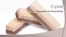  Presentation with waffles - Amazing slides having group-of-multilayer-waffles-isolated backdrop and a white colored foreground