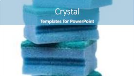  Presentation with dishwashing - Slides having group-of-new-clean-dishwashing background and a teal colored foreground