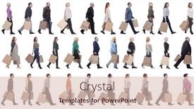  Presentation with running - Presentation theme enhanced with group-of-people-are-running background and a lemonade colored foreground