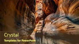  Presentation with petra jordan - Slide deck enhanced with group-of-people-between-sandstone background and a tawny brown colored foreground