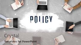  Presentation with web security - Slide set with group-of-people-having background and a light gray colored foreground