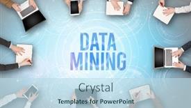  Presentation with web security - PPT layouts featuring group-of-people-in-front background and a sky blue colored foreground