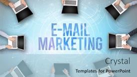  Presentation with web security - Slide deck consisting of group-of-people-in-front background and a light blue colored foreground