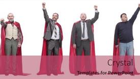  Presentation with people - PPT layouts with group-of-people-in-red background and a red colored foreground