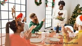  Presentation with standing sitting - 