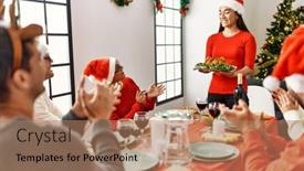  Presentation with standing sitting - 