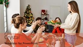  Presentation with standing sitting - 