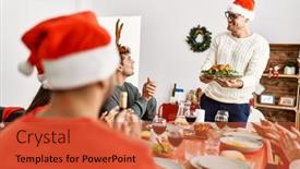  Presentation with standing sitting - 