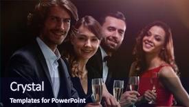  Presentation with poker - Amazing slide set having group of people play backdrop and a  colored foreground