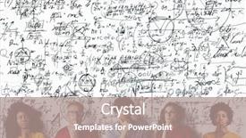  Presentation with maths project - Colorful presentation design enhanced with maths project - group of people with expression backdrop and a  colored foreground