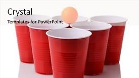  Presentation with reflection - Presentation theme enhanced with white background with reflection background and a sky blue colored foreground