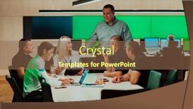  Presentation with security guards - PPT theme having group-of-security-guards-sitting background and a tawny brown colored foreground