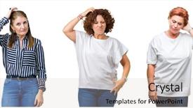  Presentation with collage of diversity people - Colorful slide set enhanced with group of senior people backdrop and a soft green colored foreground