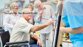  Presentation with dementia - Theme featuring group-of-seniors-with-dementia background and a lemonade colored foreground