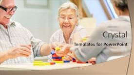  Presentation with dementia - Amazing presentation theme having group-of-seniors-with-dementia backdrop and a lemonade colored foreground