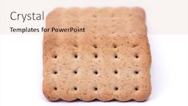  Presentation with simple - PPT layouts having group-of-simple-small-cookies background and a lemonade colored foreground
