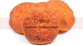  Presentation with muffins - Presentation theme having group-of-small-thin-carrot background and a red colored foreground