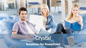  Presentation with high school students - PPT layouts enhanced with group of students learning background and a teal colored foreground