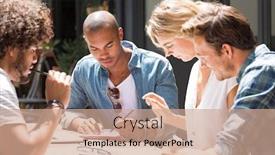  Presentation with examination - Theme having group of students preparing together for examination college students working together on an assignment group of people discussing about their start-up background and a coral colored foreground