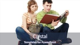  Presentation with diversity students friends happiness concept - Slides featuring group of students theme education background and a  colored foreground