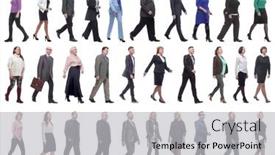  Presentation with motion - Slides consisting of group-of-successful-business-people background and a light gray colored foreground