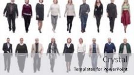  Presentation with motion - Theme consisting of group-of-successful-business-people background and a light gray colored foreground