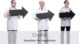  Presentation with black people - Presentation theme with group-of-successful-business-people background and a light gray colored foreground