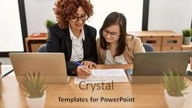  Presentation with down syndrome - Amazing presentation having group-of-two-women-working backdrop and a coral colored foreground