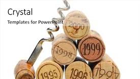  Presentation with corkscrew - Amazing presentation design having group of vintage dated backdrop and a white colored foreground