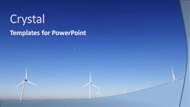  Presentation with power generation - Cool new slides with belgrade from river sava with tourist riverboats on a sunny day backdrop and a gray colored foreground