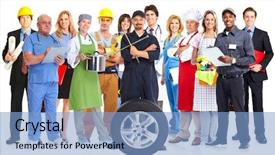  Presentation with 3d white people pushing - Audience pleasing PPT layouts consisting of group of workers people isolated backdrop and a  colored foreground