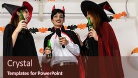  Presentation with drinking alcohol - PPT layouts featuring group of young adult background and a tawny brown colored foreground